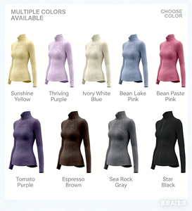 Chaqueta de Yoga de Manga Larga Asimétrica para Mujer, de Secado Rápido, Transpirable, Elástica, para Correr, Fitness, Deporte Diario al Aire Libre - Product Image 2
