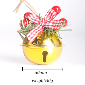 Adorno Metálico Plateado de Ángel, Estrella de Navidad, Campana, Baya de Aloe Vera para Manualidades y Decoración Navideña - Product Image 2