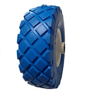 Roue en mousse PU 4.10/3.50-4, pneu anti-crevaison robuste pour chariot de chantier
