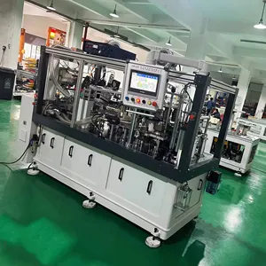 Otomatik yüksek hızlı yüksek kalite kullanılan kağıt bardak yapma makinesi çift katlı bardak  makine yapma şekillendirme makinesi BCM-200H