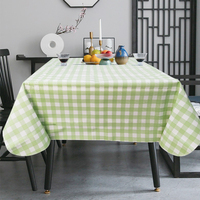 Nappe Imprimée Écologique Imperméable en PEVA avec Dos en Flanelle pour la Maison et les Fêtes
