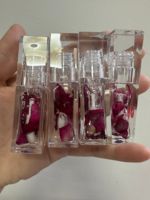 Teinte à lèvres hydratante longue durée waterproof sous marque privée, brillant à lèvres transparent en gros, huile à lèvres à la rose