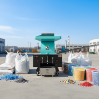 Nouvelle machine de recyclage de plastique à engrenage à axe unique avec une capacité de 200-5000 kg/h pour les bouteilles en PVC, PET, PMMA, PC, PP