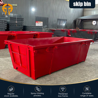 Bac à déchets pliable à ouverture supérieure, nouveau produit phare, 4 m³ pour ferraille