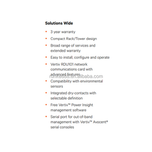 Vertiv Liebert GXT5-3KL630RT2UXL đầu vào duy nhất đầu ra duy nhất rack/tháp 3KVA thông minh cung cấp điện liên tục - Product Image 6