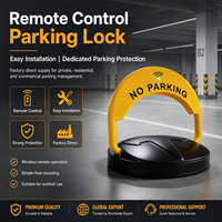 Verrou de stationnement intelligent télécommandé avec système antivol automatique sans fil, structure en acier galvanisé, adapté aux parkings