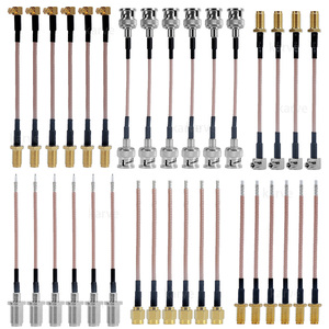 Cable <span class=keywords><strong>de</strong></span> extensión <span class=keywords><strong>de</strong></span> <span class=keywords><strong>antena</strong></span> RF coaxial RG1.13 <span class=keywords><strong>de</strong></span> 50 ohmios con conector hembra en ángulo, PVC, para exteriores, con conductor <span class=keywords><strong>de</strong></span> cobre. - Product Image 3
