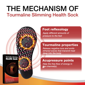 <span class=keywords><strong>Chaussettes</strong></span> <span class=keywords><strong>auto</strong></span>-<span class=keywords><strong>chauffantes</strong></span> de gros en <span class=keywords><strong>tourmaline</strong></span> pour l'acupression, la thérapie magnétique, le remodelage corporel et la santé lymphatique - Product Image 2