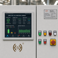 Station de lubrification huile-air contrôlée par PLC avancée pour broyeur à boulets minier, équipement de pulvérisation à engrenages ouverts haute fiabilité
