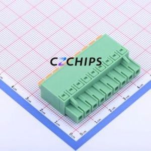 KF2EDGKN-5.0-9P Plug-in Terminal Block P=5mm Connector ( Connector Type: Plug )( Construction: 1x9P )( Pitch: 5mm ) - Product Image 2