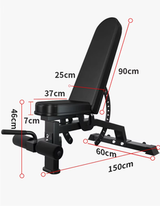 ZJFIT équipement de gymnastique Fitness multifonctionnel haltères chaise inclinable réglable épaule banc presse - Product Image 6