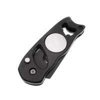 Outils de divot de golf avec logo personnalisé Accessoire de golf pliable en acier inoxydable Outil de réparation de divot de golf commutable