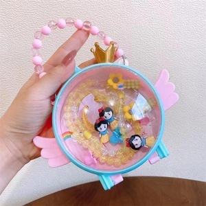 MIO Mini Bolso de Mano con Forma de Ángel para Niñas Pequeñas, Juego de Pinzas para el Cabello con Dibujos Animados, Lazos para el Cabello, Collar de Cuentas de Moda para Niñas - Product Image 5