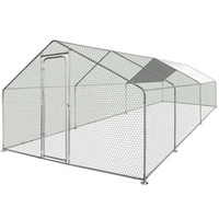 Abri de cuisine extra-large, pour marcher dans un poulailler à poulet et Cage d'ombrage avec couverture de toit