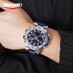 Reloj Deportivo Electrónico de Moda SKMEI2499, Multifuncional, Luminoso, Resistente al Agua <span class=keywords><strong>5Bar</strong></span>, Reloj Digital para Hombre - Product Image 6