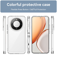 Coque transparente pour Honor Magic 8 Lite, légère, anti-rayures, TPU + acrylique 2 en 1, protection contre les chocs, pour Honor X9D X70