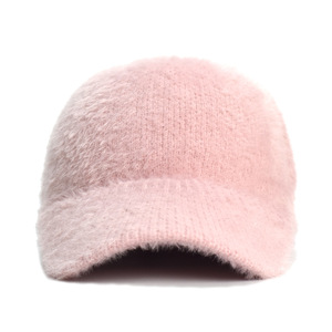 Casquette de baseball unisexe 6 panneaux en tissu chaud et épais avec fourrure douce, boucle en cuivre doré, <span class=keywords><strong>couleur</strong></span> unie, pour usage décontracté, sportif et extérieur - Product Image 4