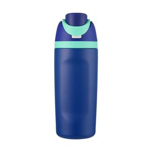 Botella de Agua Deportiva Personalizada, Libre de BPA, Aislada al Vacío, Ecológica, de Acero Inoxidable, de 16 oz, con Pajita, para Viajes y Automóvil - Product Image 1