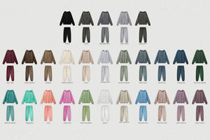 H5371 Sweat-shirts pour hommes personnalisés, multicolores, unisexes, à motif de dessin animé, col montant, doublure en polaire, automne - Product Image 6