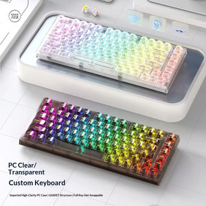 Teclado Mecánico con Cable X75, Transparente, Personalizado, RGB, para Oficina y Juegos, Estructura de Junta, Teclado Mecánico Competitivo - Product Image 4