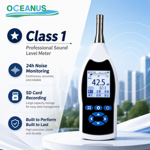 Sonometre numérique OC-HY128, moniteur de bruit environnemental continu 24h/24, analyseur de bande d'octaves 1/3, mesureur d'exposition sonore - Product Image 2
