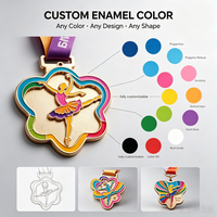 Médaille de gymnastique en métal plaqué or 2025 Noble Manufacturer, avec logo personnalisé, pour le Nouvel An chinois, trophée sportif, récompenses, artisanat vierge