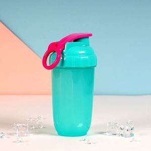 Vaso Mezclador Portátil de Plástico de 400 ml con Logotipo Personalizado para Bebidas Deportivas, Mezcla de Proteínas en Polvo, Leche, Artículo Promocional - Product Image 5