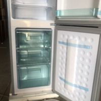 Inverter kulkas Mini pintu ganda Penggunaan dapur, Hotel kantor Harga Murah 135L