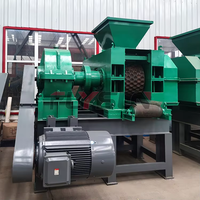 Máquina Prensa de Rodillos Hidráulica Doble para Peletización de Minerales y Polvos Metálicos con Alta Densidad Esférica