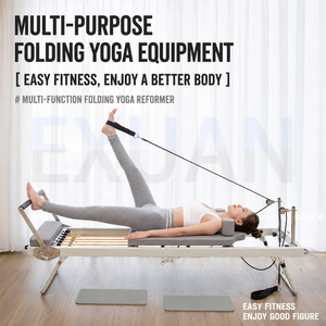 Máquina de Pilates Plegable y Portátil para Gimnasio, Ajustable y Resistente, con Rodillo para Ejercitar los Músculos Profundos - Product Image 2