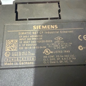 โมดูลอีเทอร์เน็ตสำหรับอุตสาหกรรม24V 0.8A <span class=keywords><strong>CP343</strong></span>-<span class=keywords><strong>1</strong></span>ขั้นสูงสำหรับ PLC - Product Image 1
