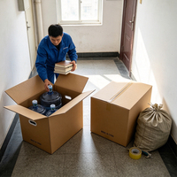 Boîtes en carton robustes pour déménagement en gros, emballages pour logistique et livraison express, cartons personnalisés durables de qualité export