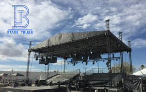 Nhôm khung DJ Sân khấu giàn hệ thống cấu trúc hiển thị giàn sân khấu đỉnh mái giàn hệ thống cho các sự kiện ngoài trời - Product Image 5