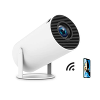Projecteur Vidéo HY300 Pro 4K Wifi6 Android 11 pour Cinéma Maison, 260 ANSI, Double 720P, Portable avec Lampe LED BT5.0 pour Utilisation en Extérieur