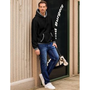 Sudadera con Capucha de Algodón para Hombre FOXA, Sudadera Informal de Manga Larga con Bolsillos - Product Image 3