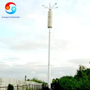30m hoher Mast lichtmast mit Glasfaser abdeckung für getarnten Antennen telekommunikations turm