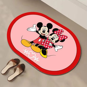 <span class=keywords><strong>Tapis</strong></span> de bain doux antidérapant personnalisé avec souris de dessin animé <span class=keywords><strong>tapis</strong></span> de sol super absorbant à séchage rapide pour hôtels - Product Image 1
