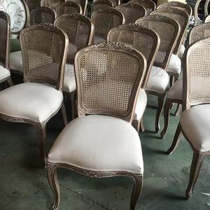 Silla de madera con ventilador de ratán para eventos, silla de lujo apilable con diseño nuevo, para boda, hogar, estilo francés - Product Image 6