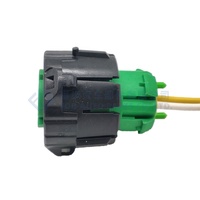 Connecteur femelle automobile de type ITT 0090-082, fiche de câblage DIN, gris vert, installation de câble APD, prise 121583-0002