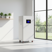 Batterie LiFePO4 Empilable Tout-en-un avec Onduleur 48V 10-20kWh Modulaire 5-10kW Onde Sinusoïdale Pure 6000 Cycles Hybride Réseau