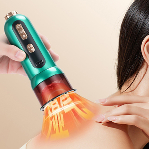 Masajeador Eléctrico de Ventosas EMS con Gua Sha, Calor y Succión al Vacío, Cabezal de Silicona, Recargable por USB Tipo-C, Portátil para Espalda - Product Image 4