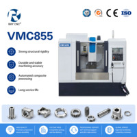 Centro de Mecanizado Vertical CNC de Alta Precisión VMC855, Control CNC Syntec, Escala Lineal de 3 Ejes, Listo para Trabajo Mediano BT40
