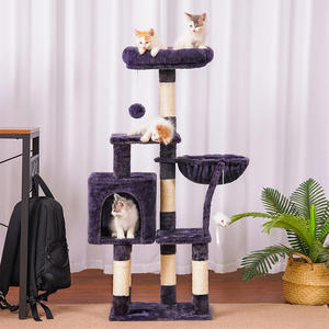 <span class=keywords><strong>2025</strong></span> Atacado Venda Quente Personalizado Tamanho Grande De Madeira <span class=keywords><strong>Pet</strong></span> Scratcher Casa Torre Condomínio Árvore Do Gato - Product Image 6