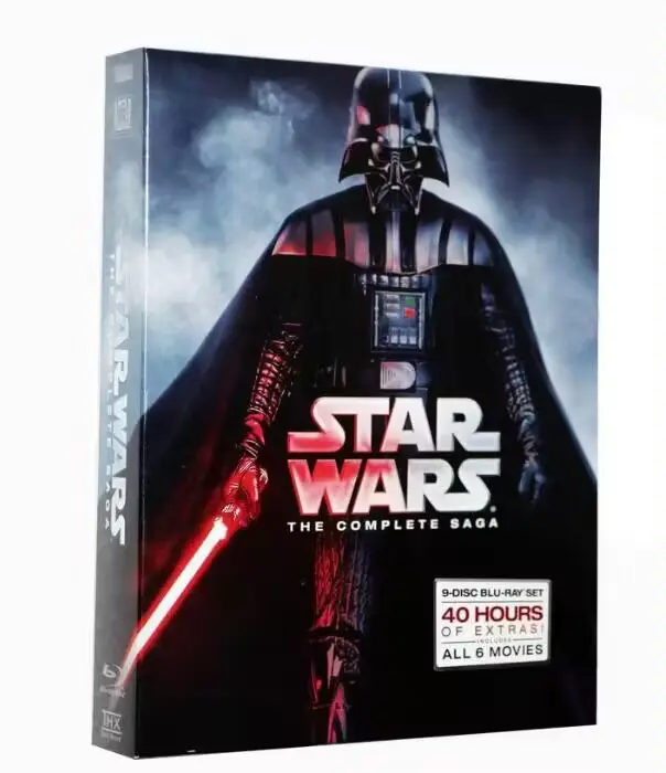 Star DVD Wars The Complete Saga Episodes Blue Ray 9BD Factory Venta al por mayor Hot Sale DVD Movies TV Series Box set CD de dibujos animados