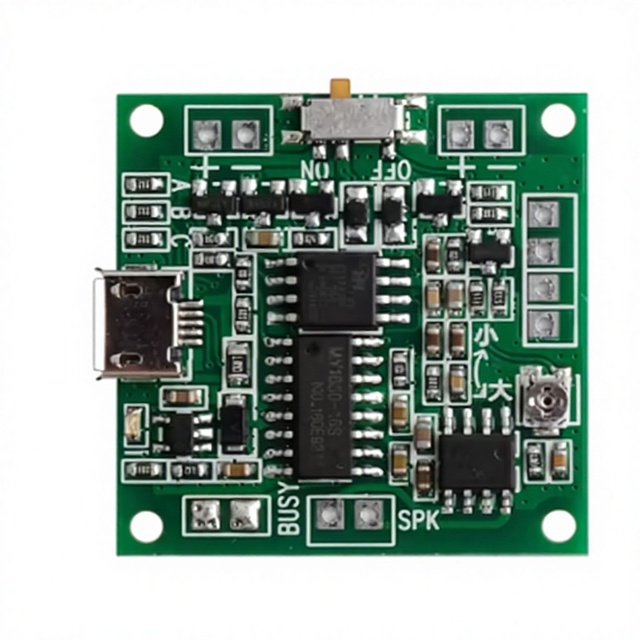 For DIY USB Download Audio Sound Module MP3 WAV Voice Music Recorder Board Creative Greeting Card for Personalized Gifts