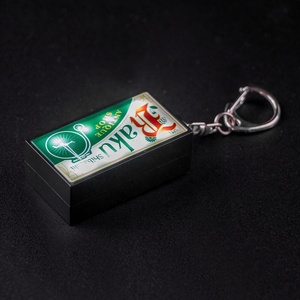 Customized Logo LED Flashlight Keychain New Design Plastic Promotional Carabiner