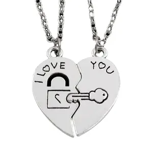 Contracted Personality Hop Street Punk Thick Chain Hollow Clasp Cute Necklace For Men And Women Lovers Clavicle