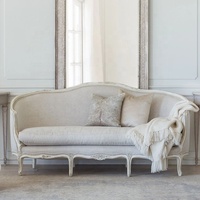 Canapé vintage français Muchun en bois massif, ensemble de meubles de salon