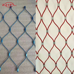 Cage en maille de corde tressée à la main en acier inoxydable de 1,2 mm à 3,2 mm avec service de découpe, maille diamant, tissage uni - Product Image 2