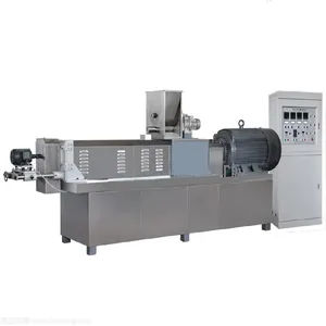 Vegetarian Meat Chunks Textured Soybean Protein Tvp Nuggets Extruder Making Machine